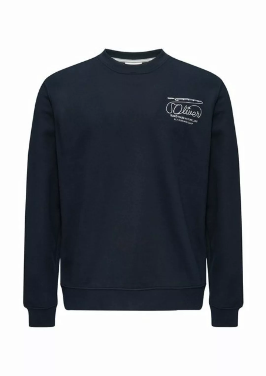 s.Oliver Sweatshirt, mit Logo-Stickerei günstig online kaufen