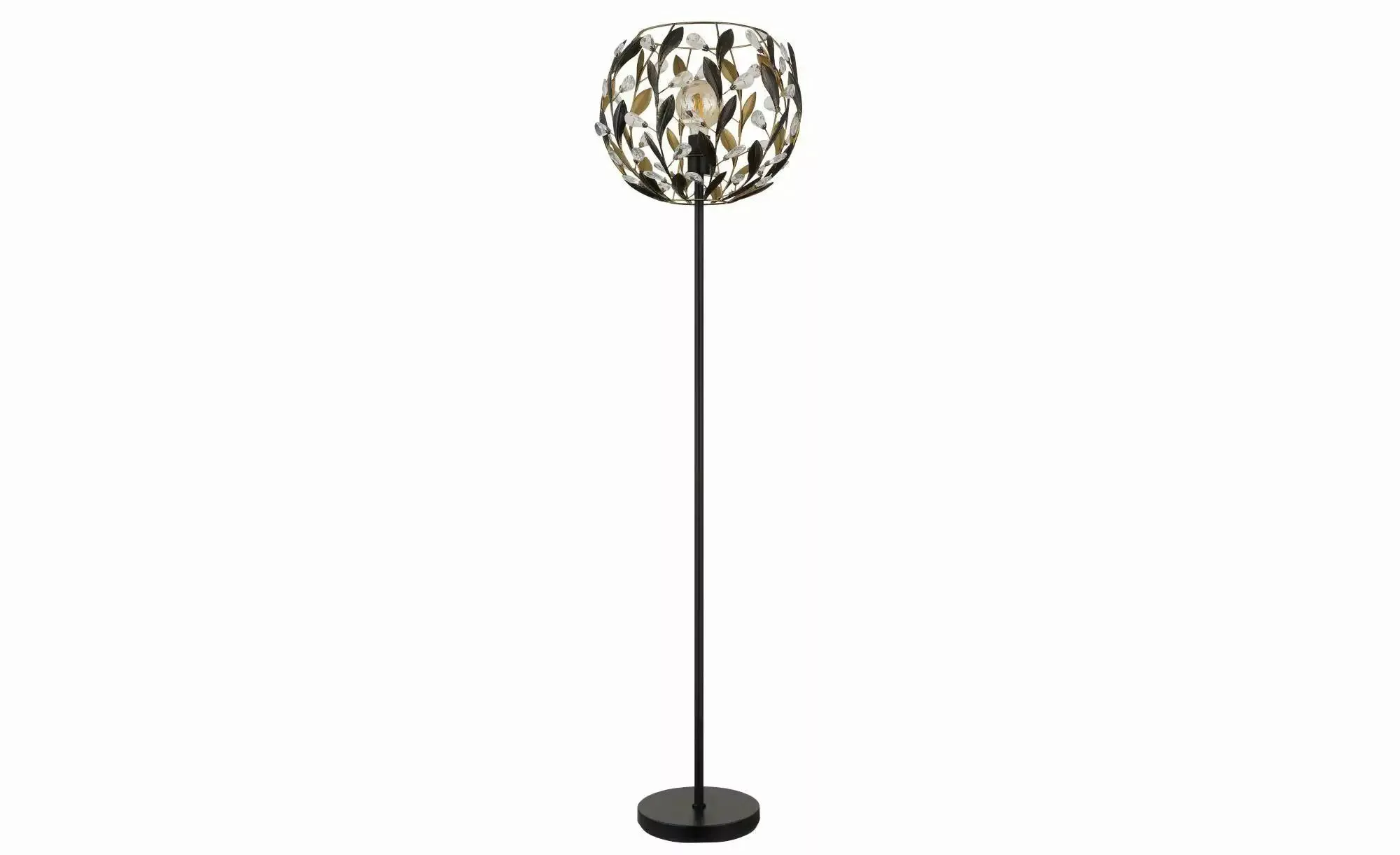 Globo Lighting Stehleuchte   ¦ schwarz ¦ Maße (cm): B: 40 H: 157  Ø: 40 Lam günstig online kaufen