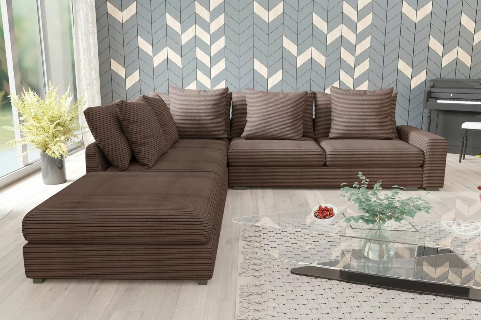 Stylefy Ecksofa Gordon, L-Form, Eckcouch, Design günstig online kaufen