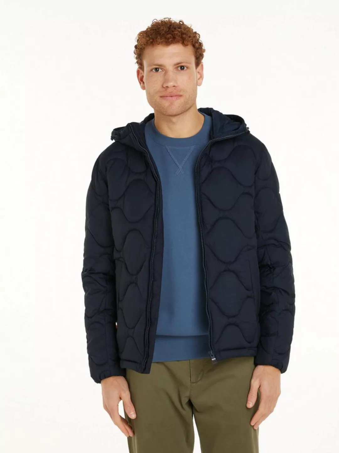 Tommy Hilfiger Steppjacke ONION QUILTED HOODED JACKET Mit Zwiebelsteppung günstig online kaufen