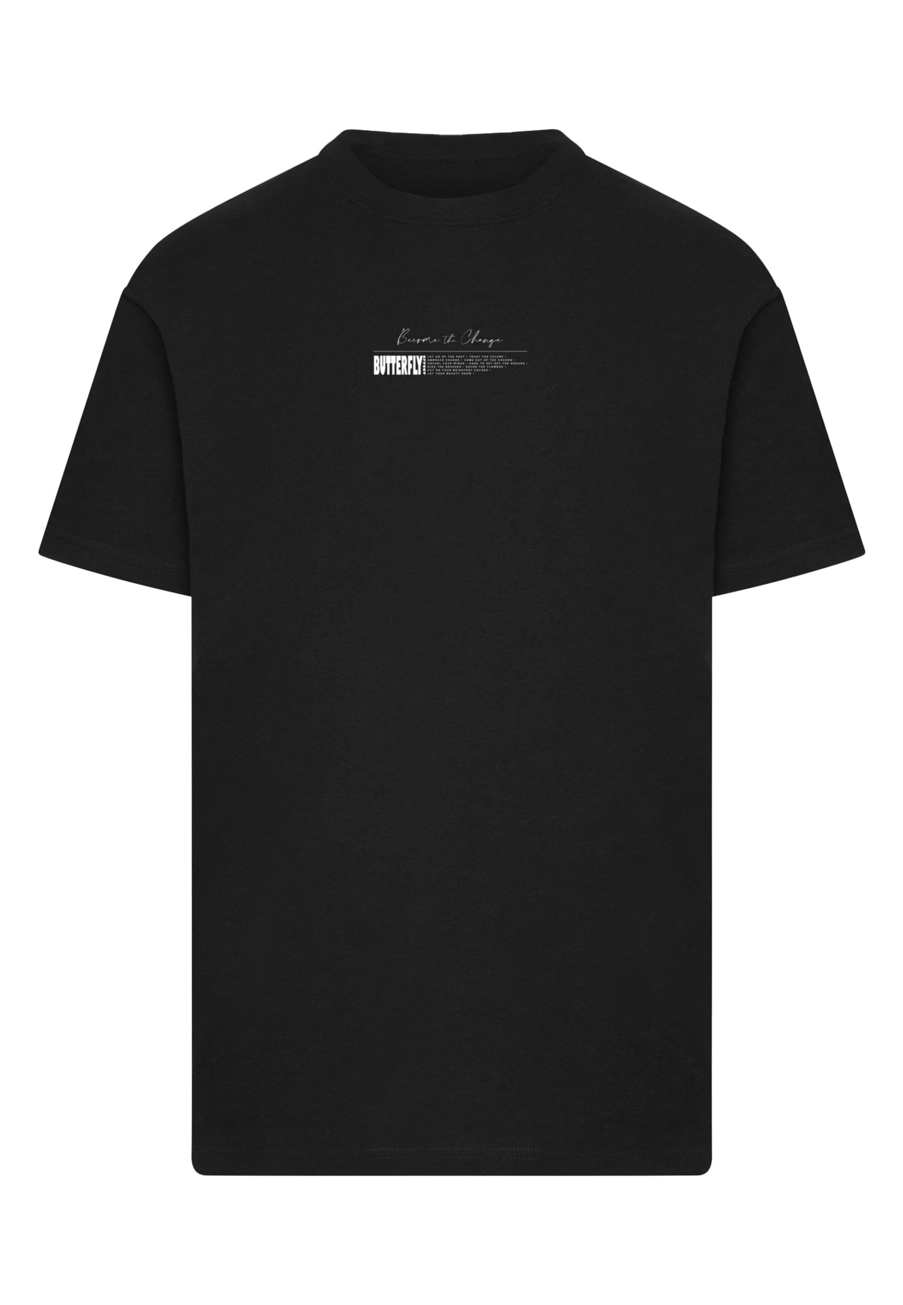 MisterTee T-Shirt "MisterTee Herren Become the Change Butterfly 2.0 Tee", ( günstig online kaufen
