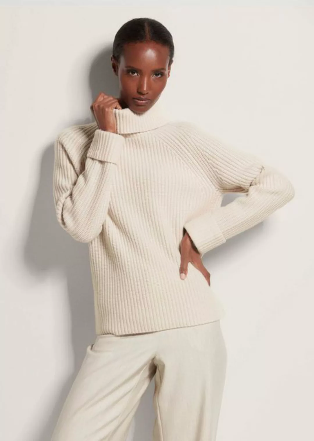 MADELEINE Strickpullover Rollkragen-Pullover mit Good Cashmere günstig online kaufen