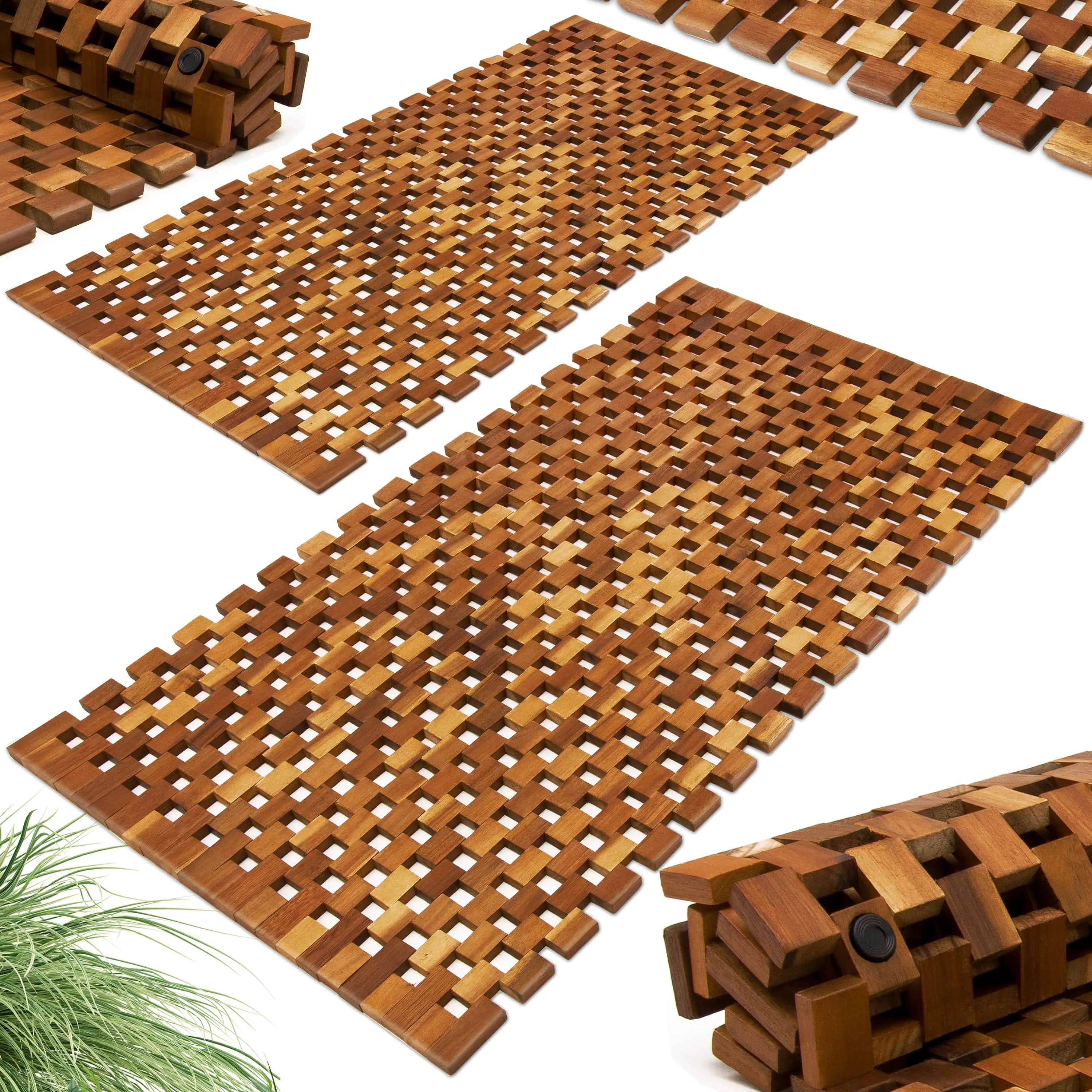Deuba Badematte, Höhe 1 mm, Akazienholz, günstig online kaufen