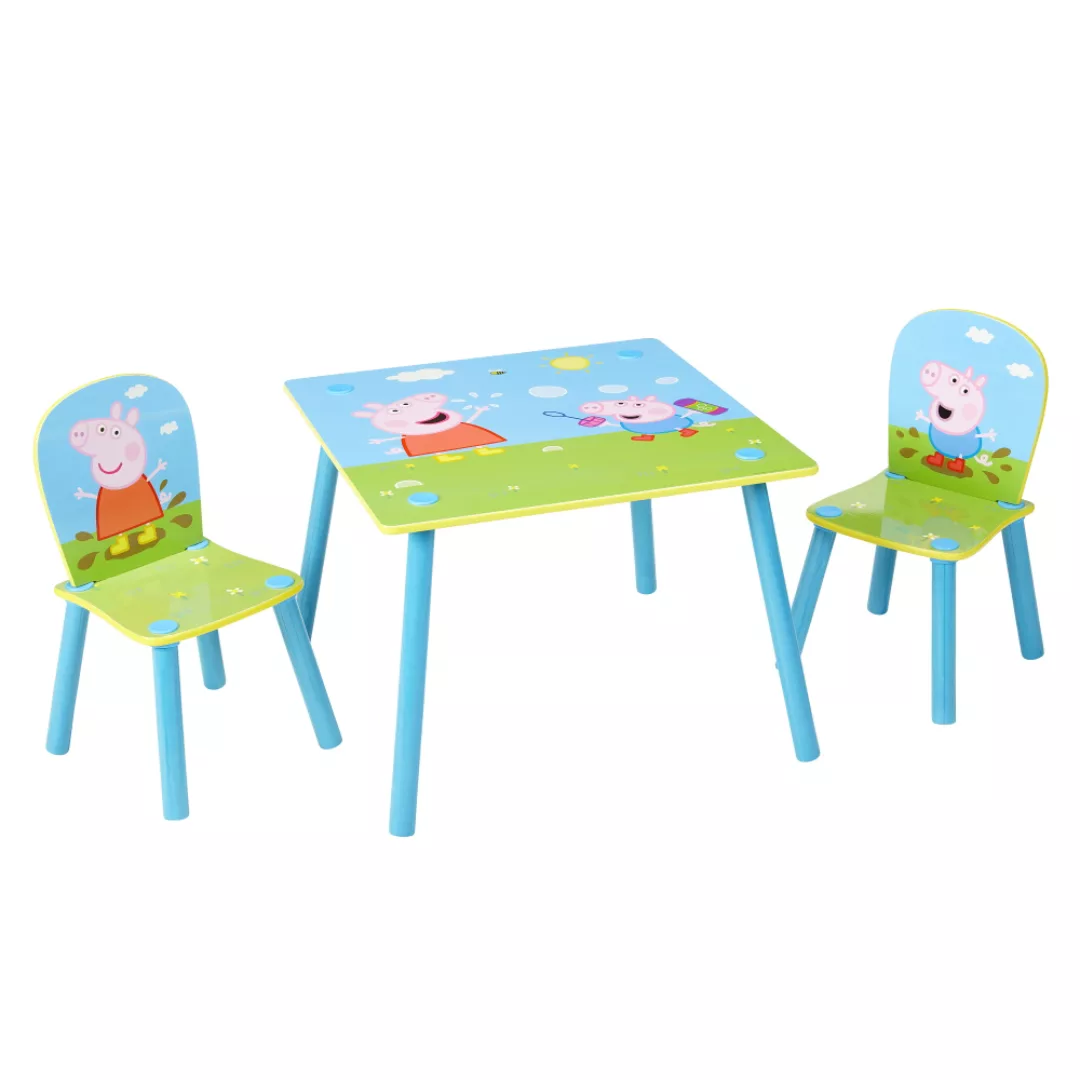 Peppa Pig - Set Aus Tisch Und 2 Stühlen Für Kinder  günstig online kaufen