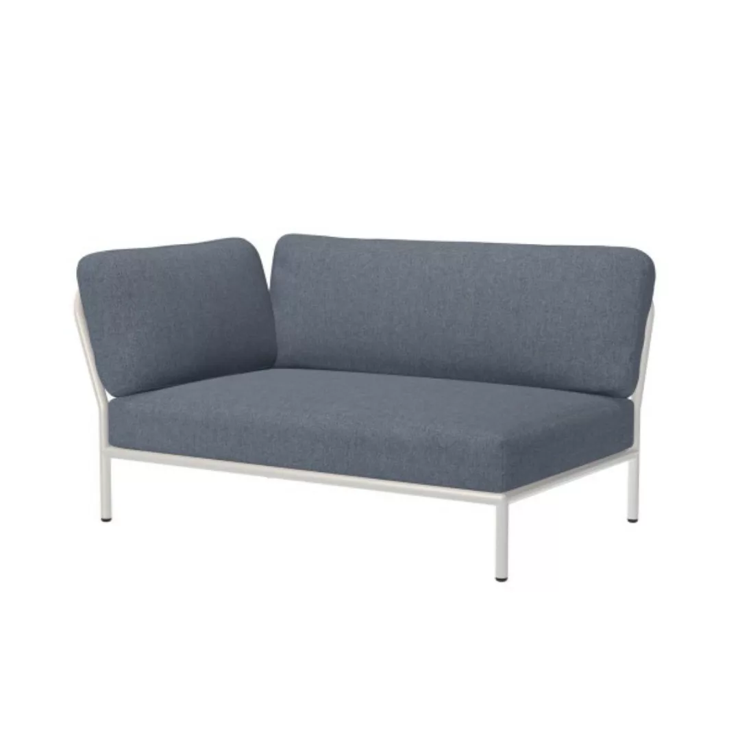 LEVEL Outdoor Sofa Lounge-Modul 2 Sky Weiß Links günstig online kaufen