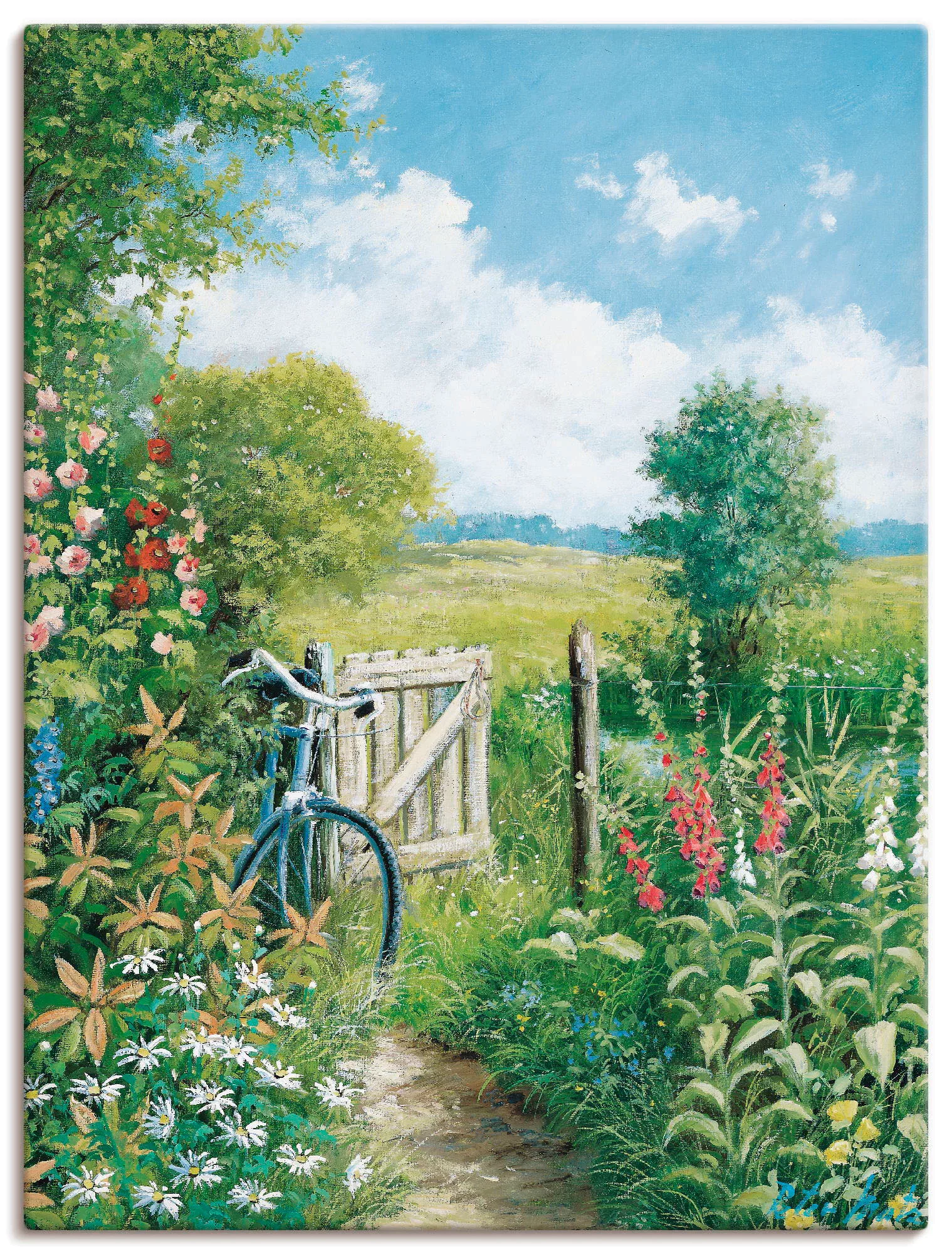 Artland Wandbild »Endloses Ziel«, Garten, (1 St.), als Leinwandbild, Poster günstig online kaufen