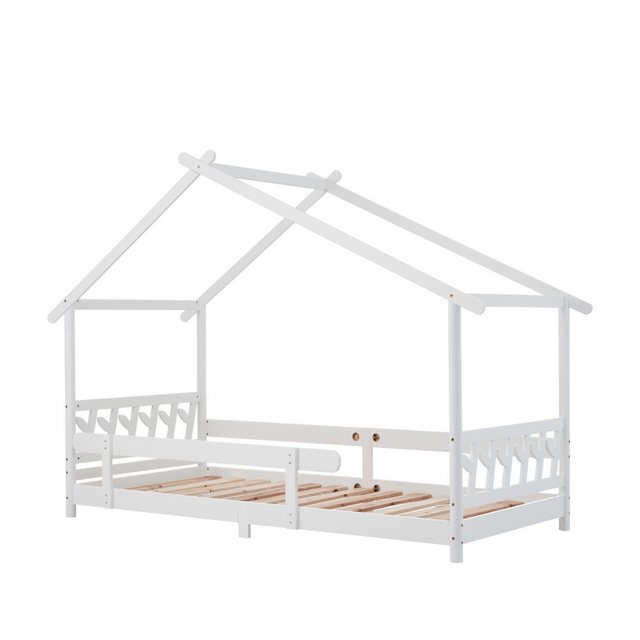 Flieks Hausbett Dream high, Schönes Kinderbett mit Rausfallschutz 200x90cm günstig online kaufen