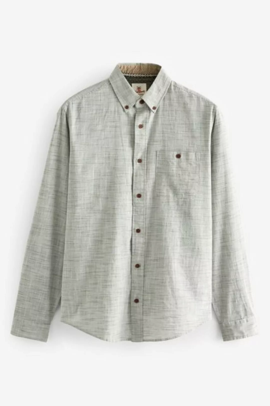 Next Langarmhemd Strukturiertes Hemd mit langen Ärmeln (1-tlg) günstig online kaufen