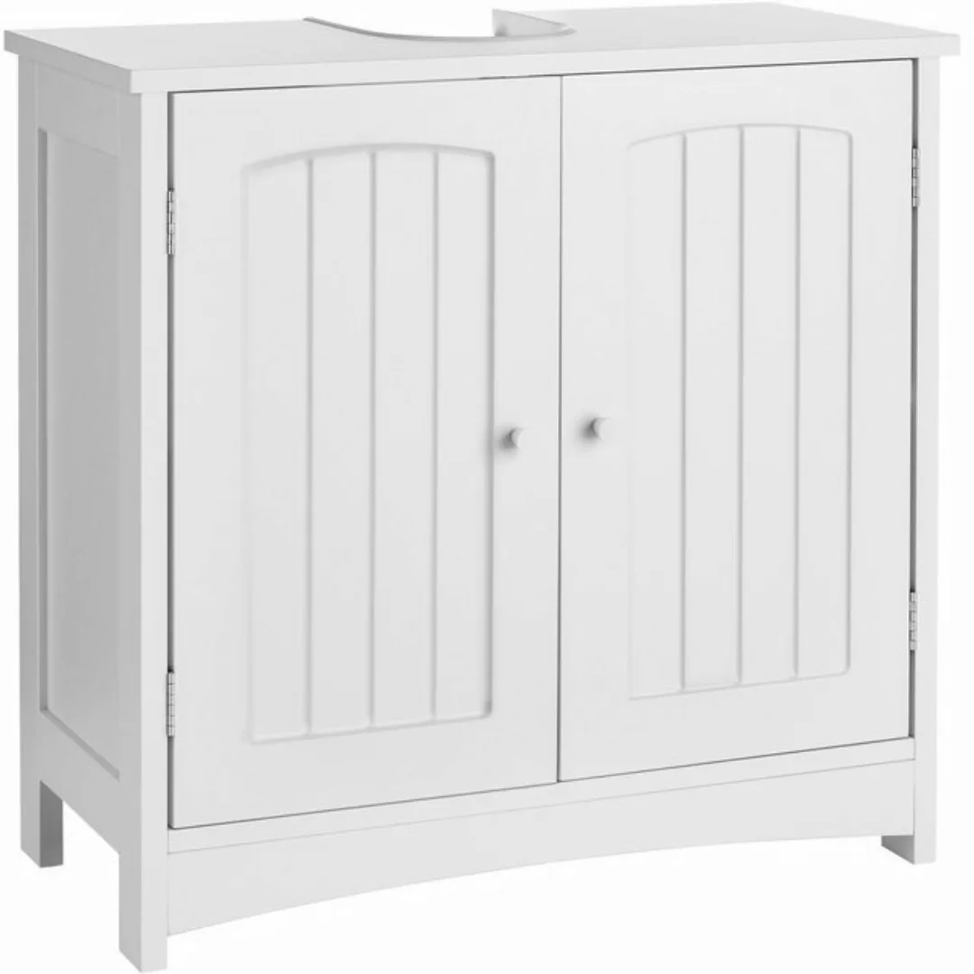 tectake Waschbeckenunterschrank Waschbeckenunterschrank (62 x 30 x 60 cm) 2 günstig online kaufen