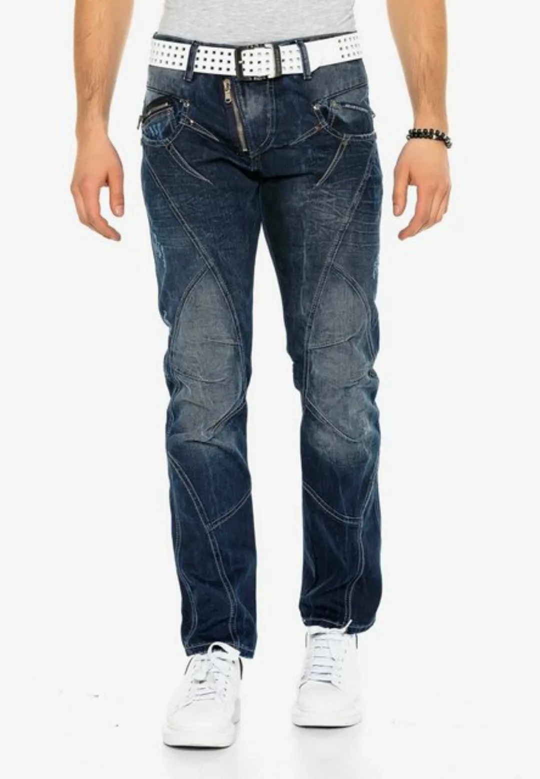 Cipo & Baxx Bequeme Jeans mit dicker naht günstig online kaufen