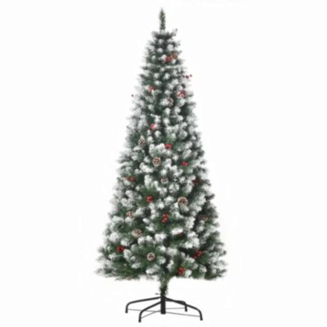 HOMCOM Künstlicher Weihnachtsbaum mit künstlichem Naturschmuck und künstlic günstig online kaufen