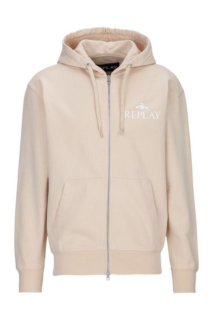 Replay Kapuzensweatshirt PIECE DYED COTTON FLEECE günstig online kaufen