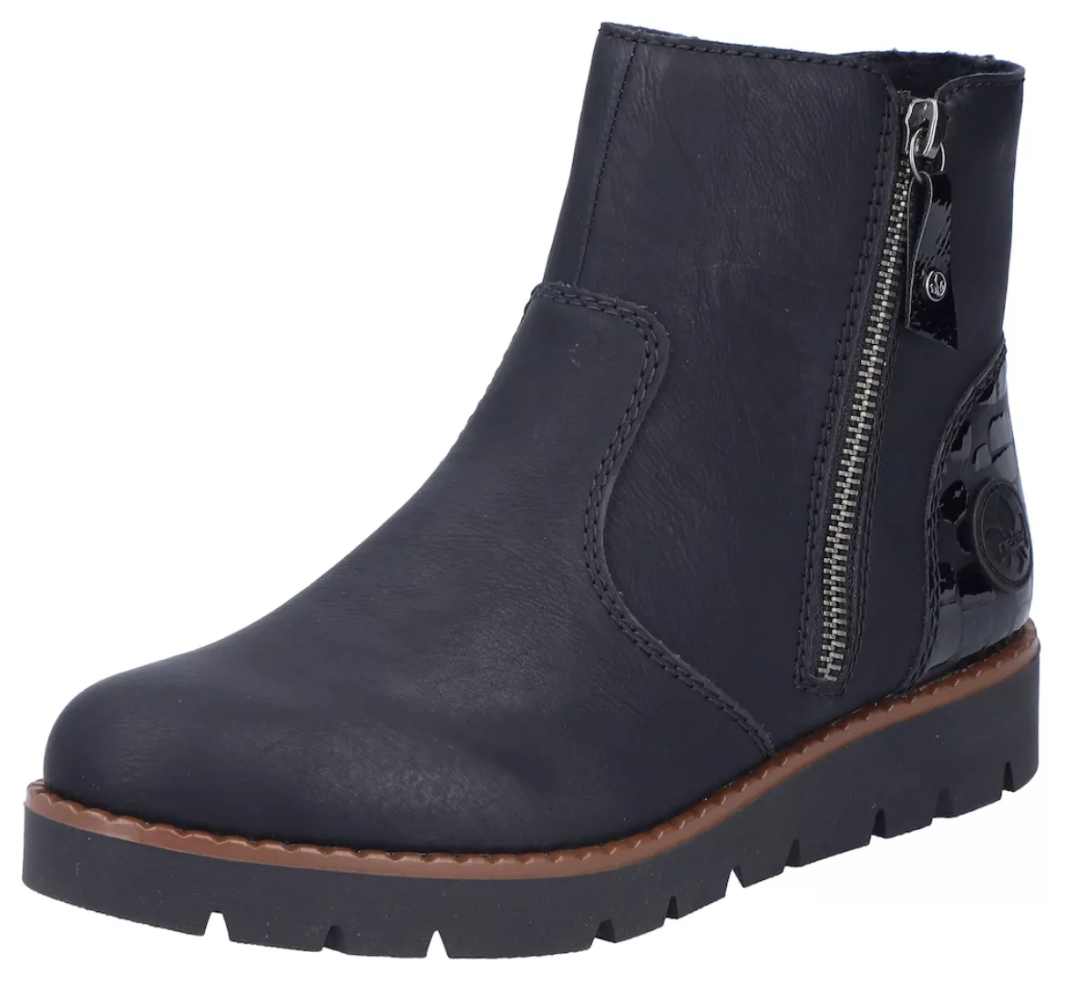 Rieker Schlupfboots, Stiefelette, Casual-Boots, mit Innenreißverschluss günstig online kaufen