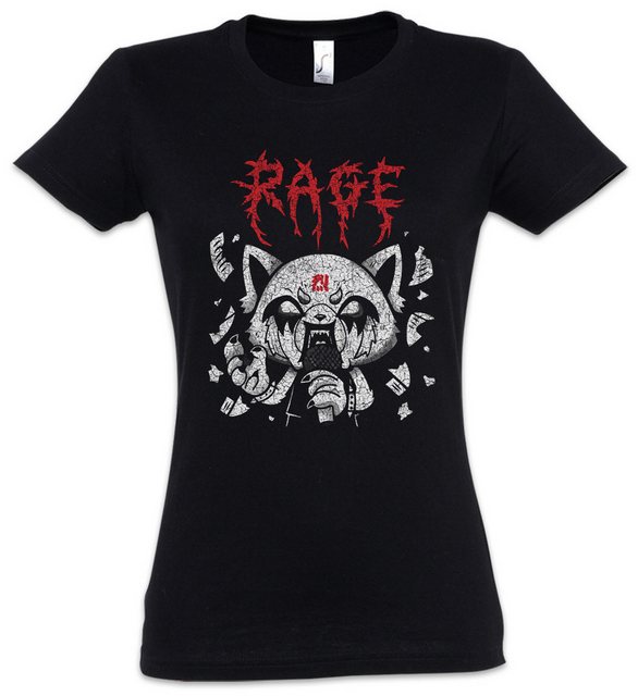 Urban Backwoods Print-Shirt A Rage Damen T-Shirt Yeti Aggretsuko Fun Heavy günstig online kaufen