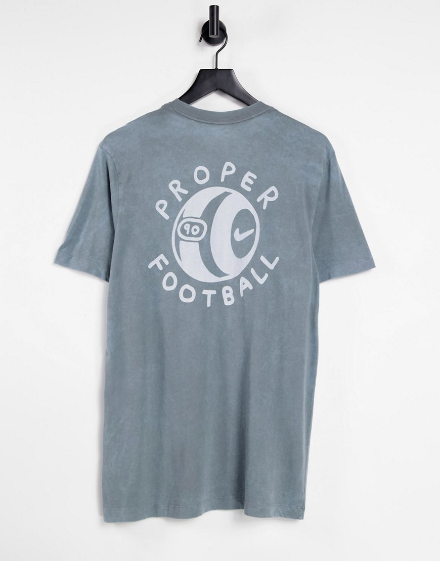 Nike – F.C. Football – T-Shirt in Grau günstig online kaufen