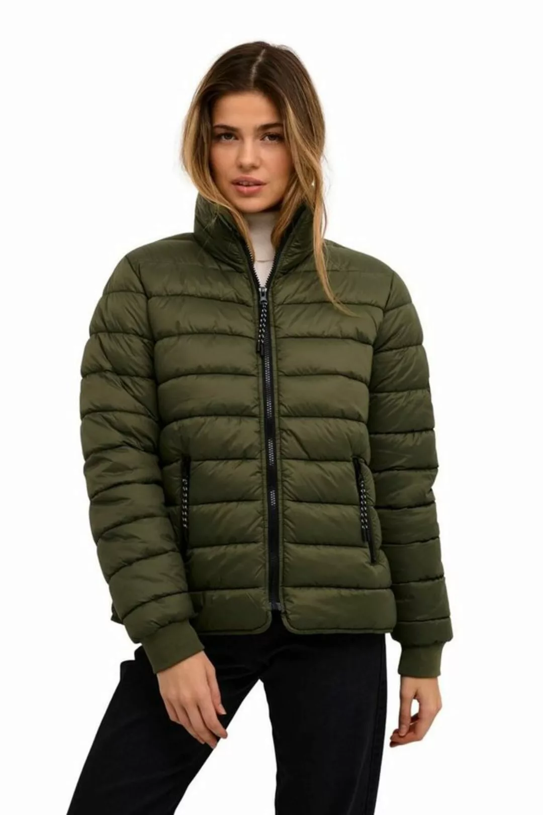 KAFFE Winterjacke KAlira JACKET Grün Damen Winterjacke günstig online kaufen