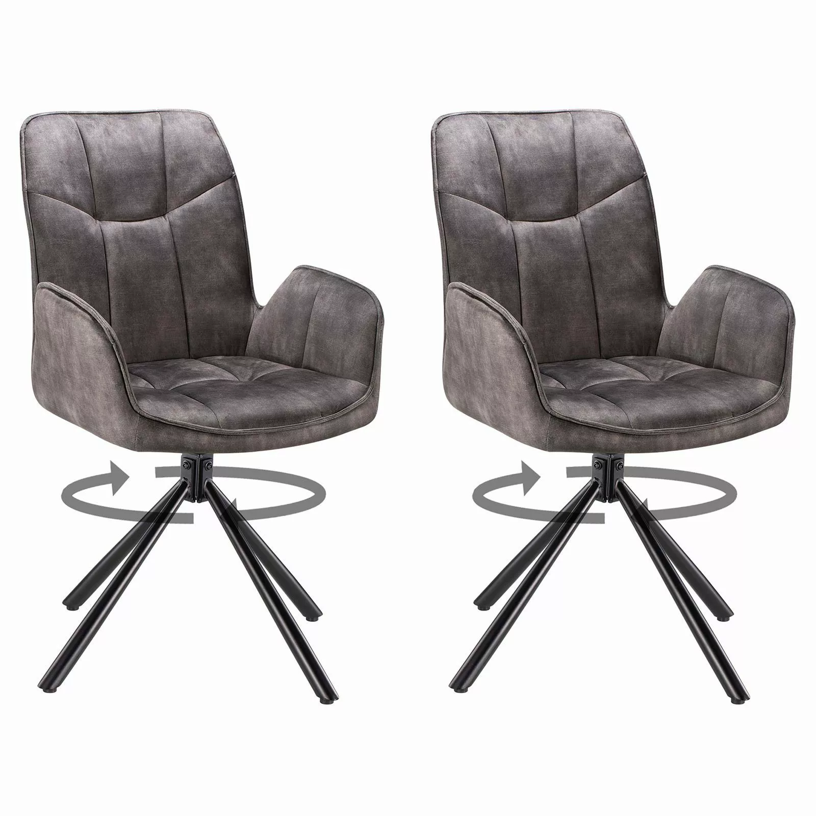 CARO-Möbel Esszimmerstuhl MARIBOR (2 St), Esszimmer günstig online kaufen