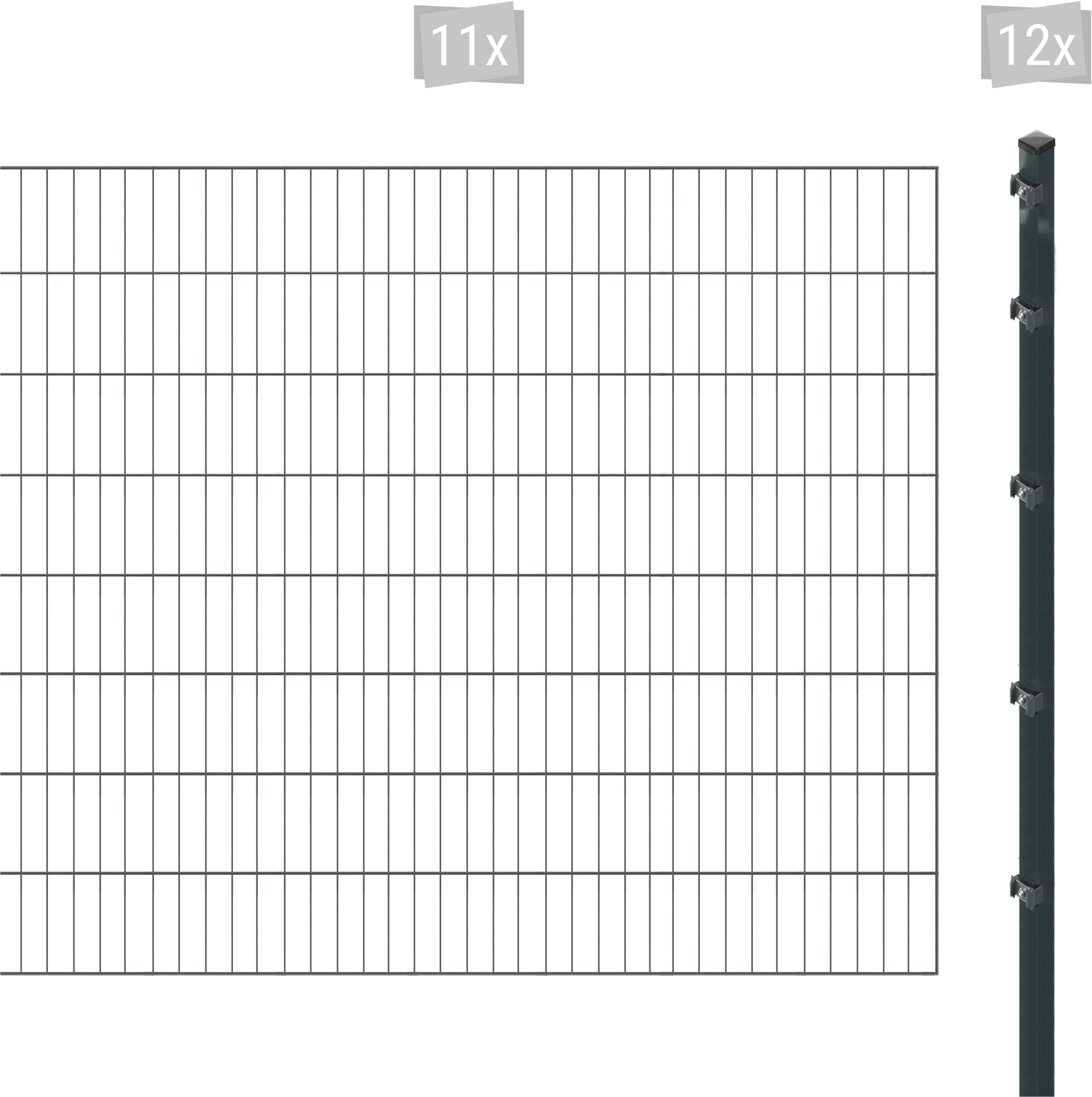 Arvotec Einstabmattenzaun "ESSENTIAL 160 zum Aufschrauben", Zaunhöhe 160 cm günstig online kaufen