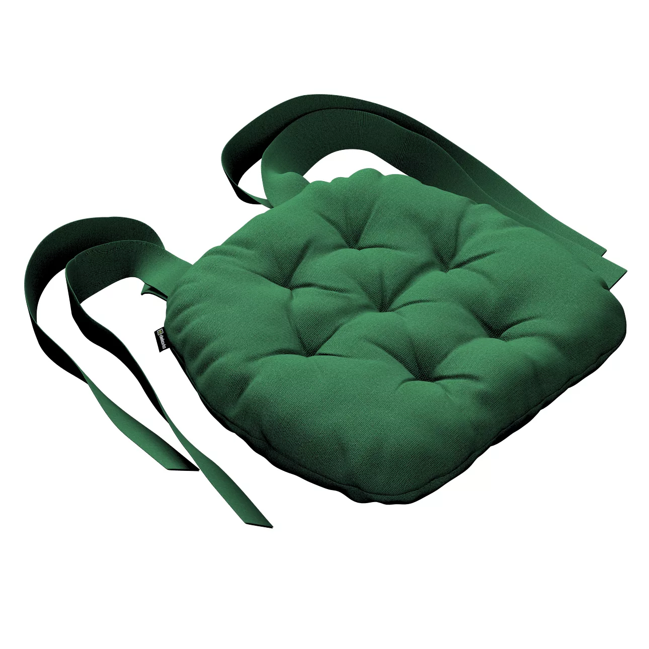 Stuhlkissen Martin mit Schleifen, grün, 40 x 37 x 8 cm, Loneta (133-18) günstig online kaufen