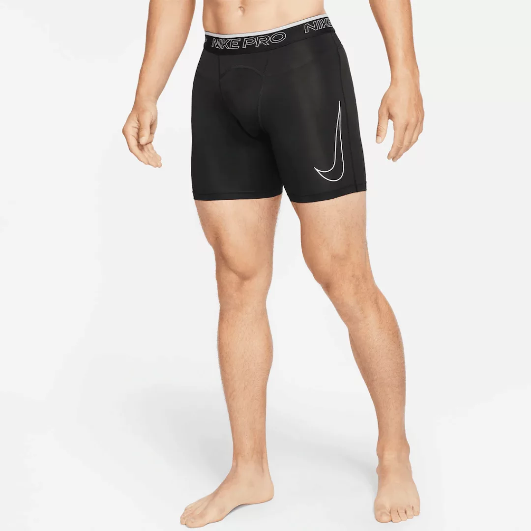 Nike Pro Dri Fit Shorts Hosen 2XL Black / White günstig online kaufen