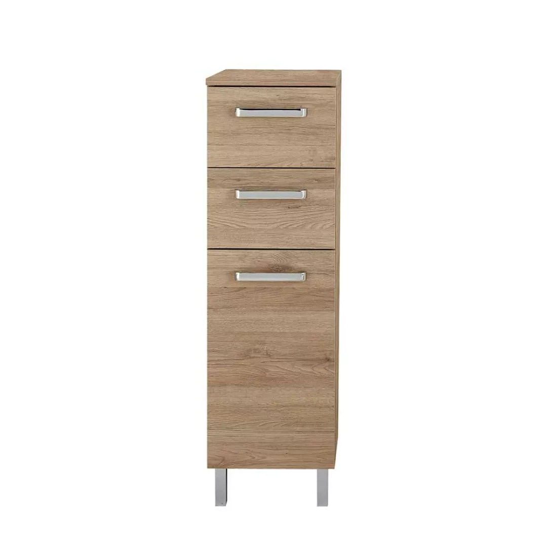 Badschrank Midi Badschrank mit Metallgriffen Made in Germany günstig online kaufen