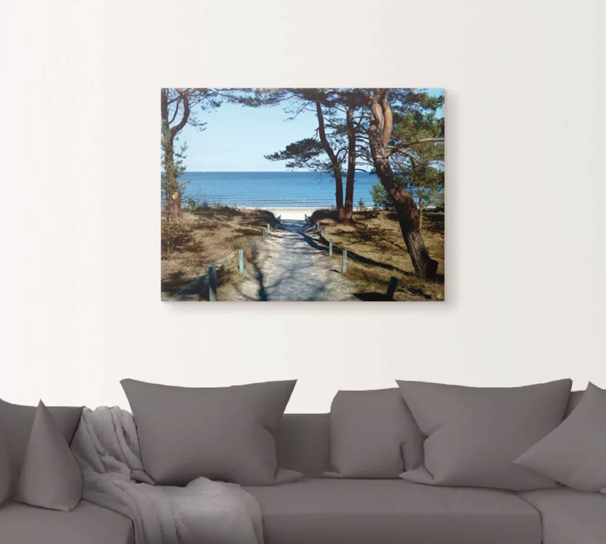 Artland Wandbild "schöne Ostseeküste", Gewässer, (1 St.) günstig online kaufen