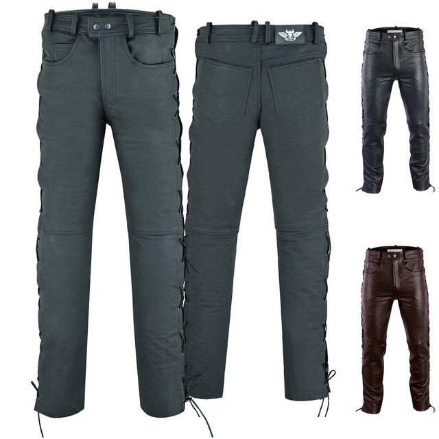 RadMasters Motorradhose GW860 Stylish Biker Lederjeans aus Büffelleder günstig online kaufen