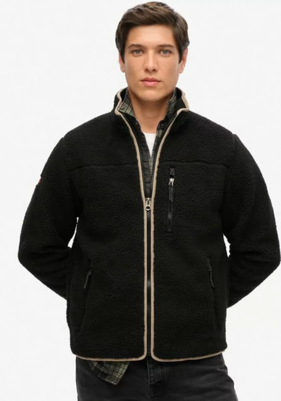 Superdry Fleecejacke "OUTDOOR FULL ZIP FLEECE", ohne Kapuze günstig online kaufen