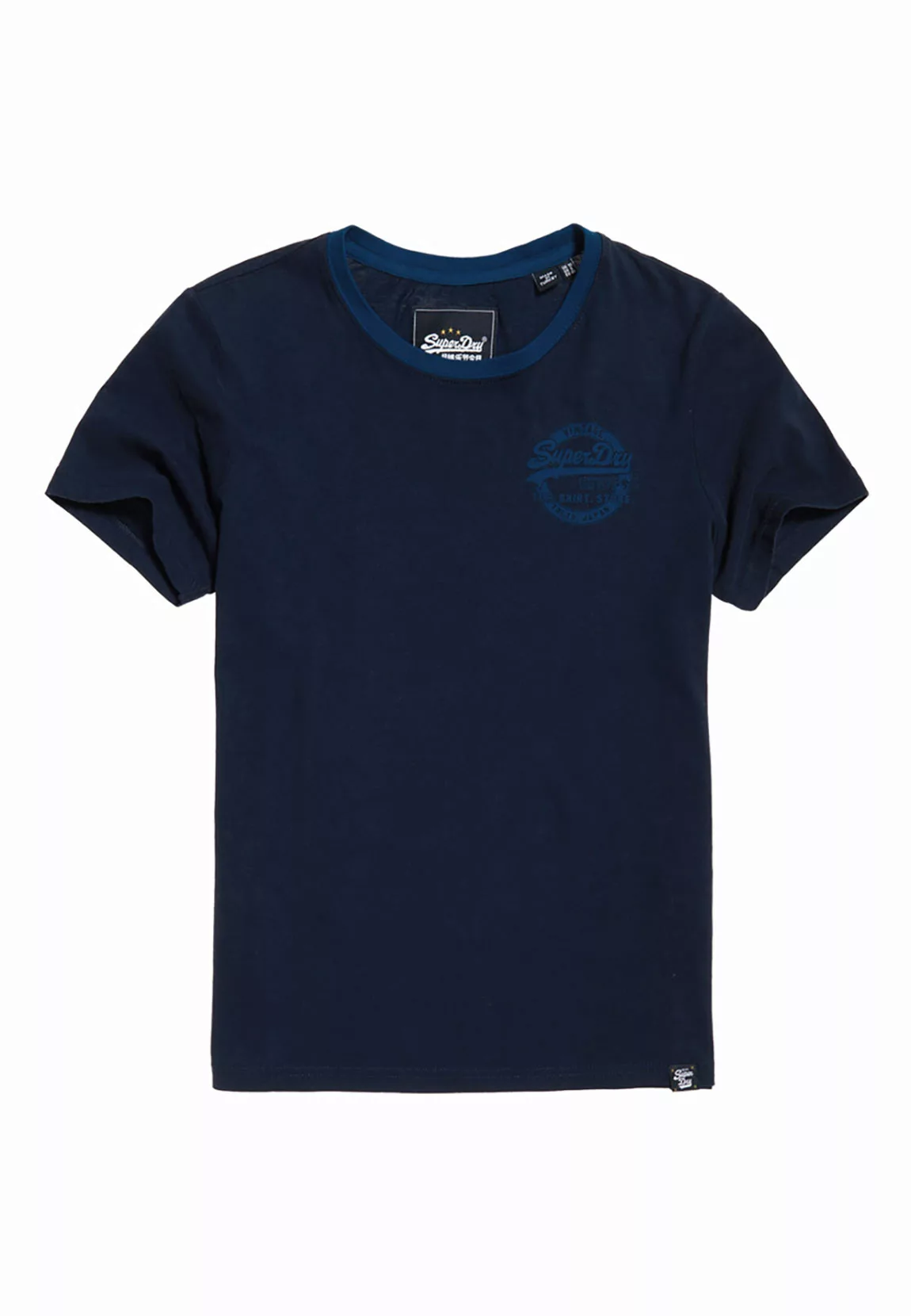 Superdry T-Shirt Damen VINTAGE LOGO HERITAGE ENTRY Dazzling Blue günstig online kaufen