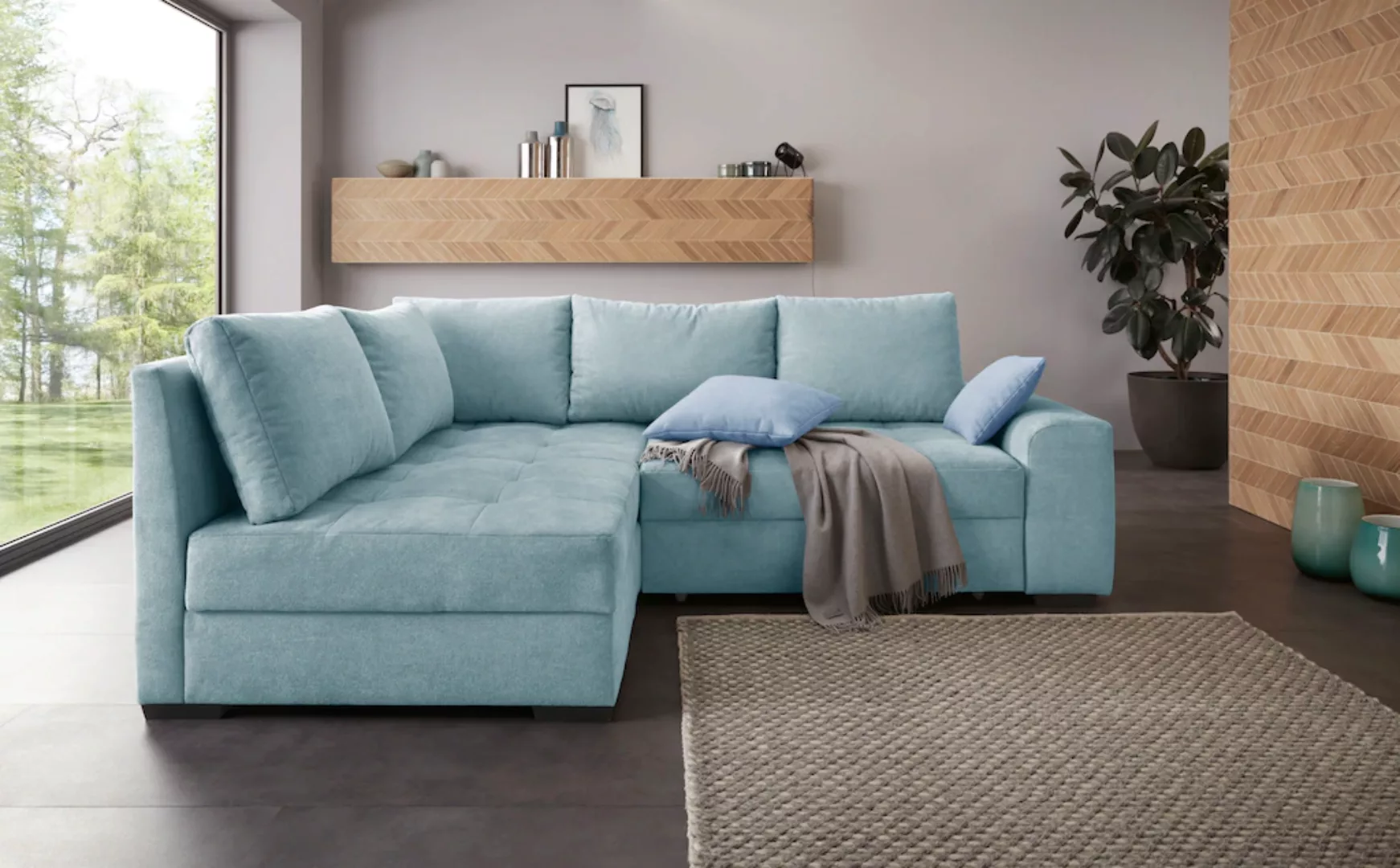 Mr. Couch Ecksofa "Quebec L-Form" günstig online kaufen