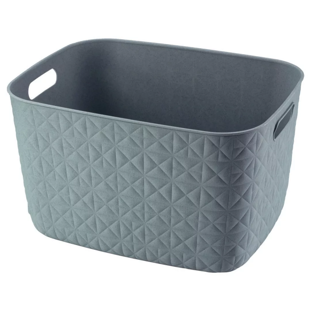 Curver Aufbewahrungskorb Softex blau B/H/L: ca. 29x22x38 cm günstig online kaufen