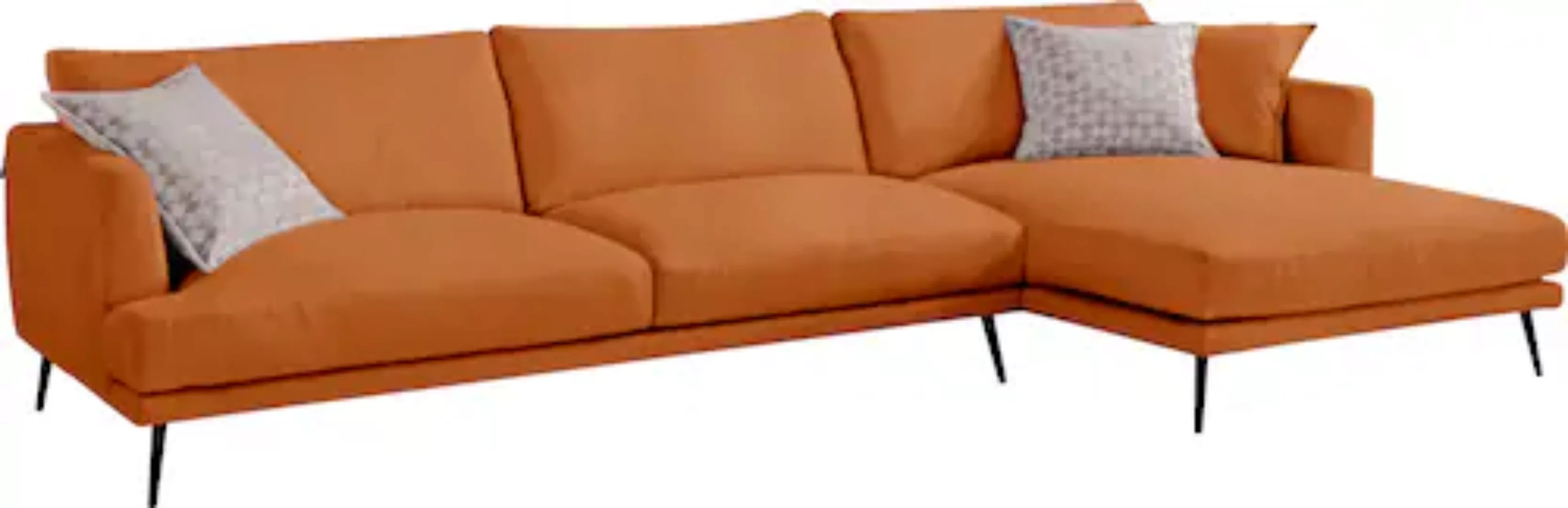 Egoitaliano Ecksofa »Sophia, Designsofa mit extrakomfortablem Sitzkomfort«, günstig online kaufen