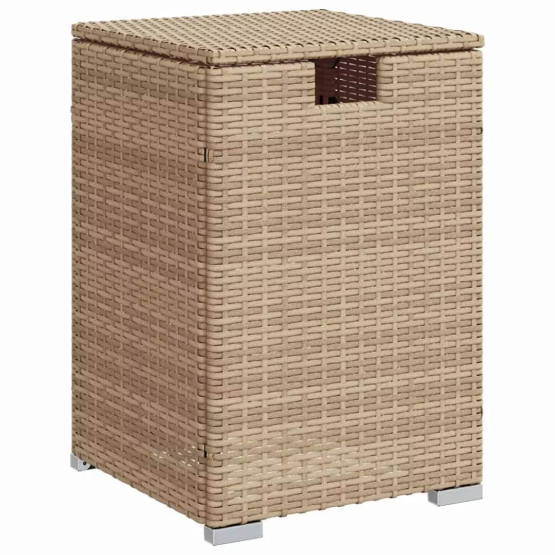 vidaXL Gartentisch Propan-Tank-Verstecktisch Beige 40x40x60 cm günstig online kaufen