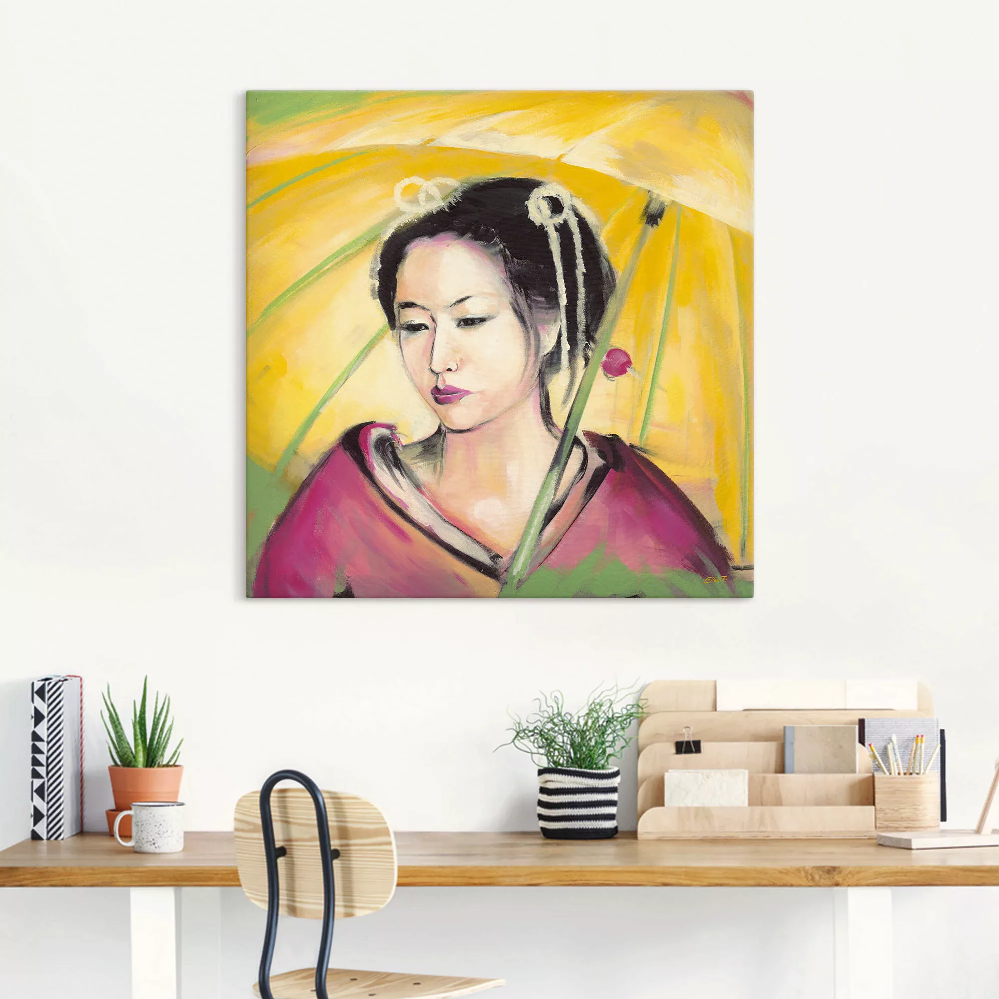 Artland Wandbild "Geisha", Frau, (1 St.) günstig online kaufen