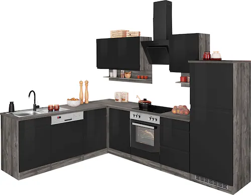 KOCHSTATION Winkelküche "KS-Virginia", Stellbreite 220/280 cm, wahlweise mi günstig online kaufen