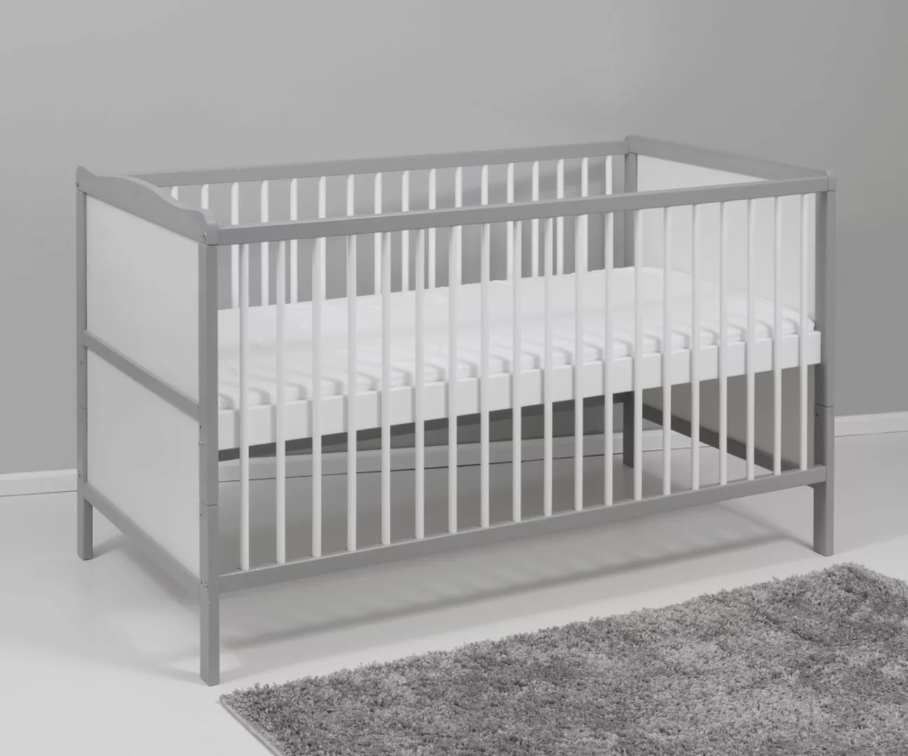 Lüttenhütt Babybett "Joris", 3-fach höhenverstellbar, hochwertiges Kiefernh günstig online kaufen