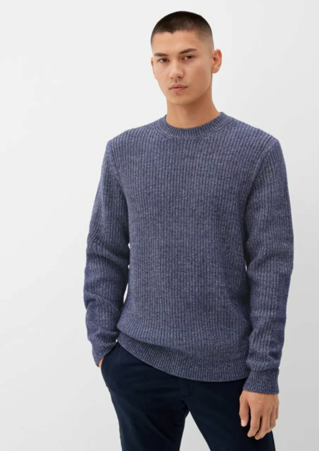 s.Oliver Strickpullover Strickpulli mit Wolle günstig online kaufen