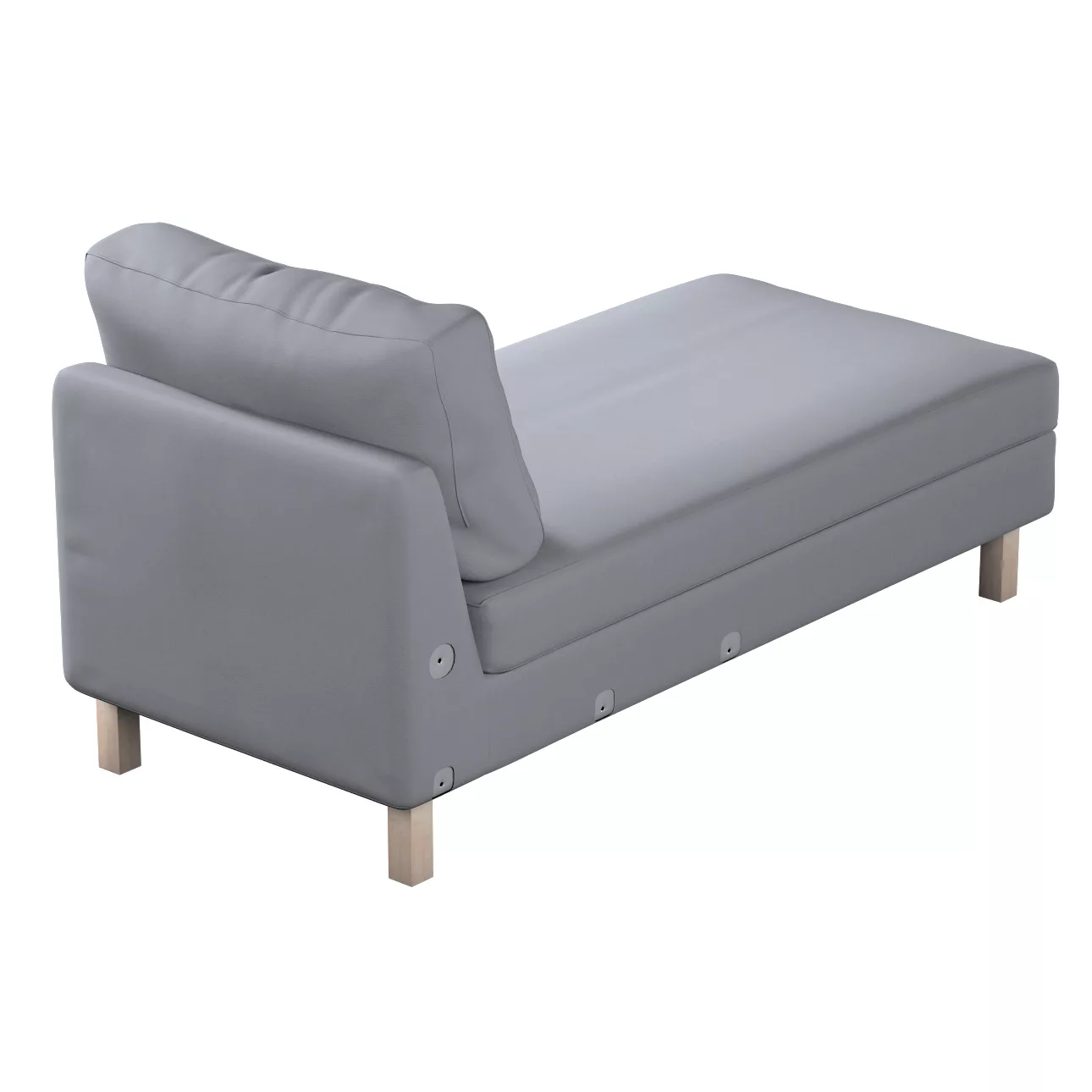 Bezug für Karlstad Recamiere Zustellsofa, kurz, grau, Bezug für Karlstad Re günstig online kaufen