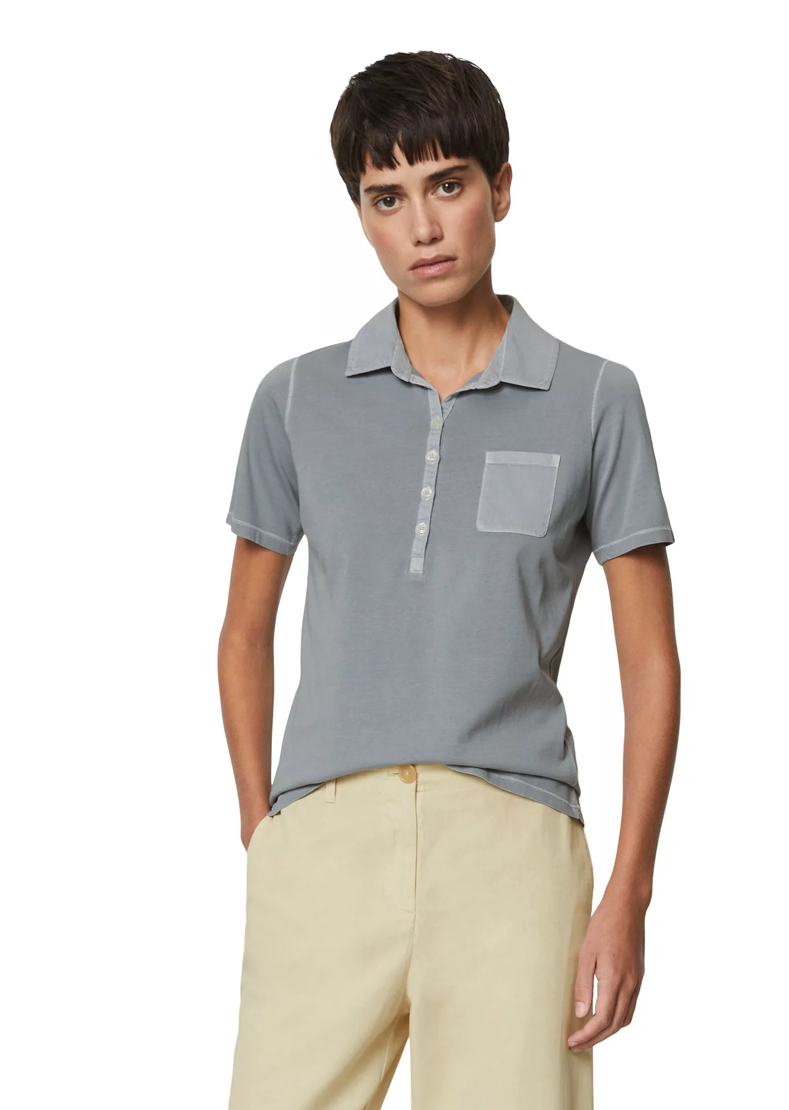 Marc OPolo Poloshirt "mit Material-Mix-Details" günstig online kaufen