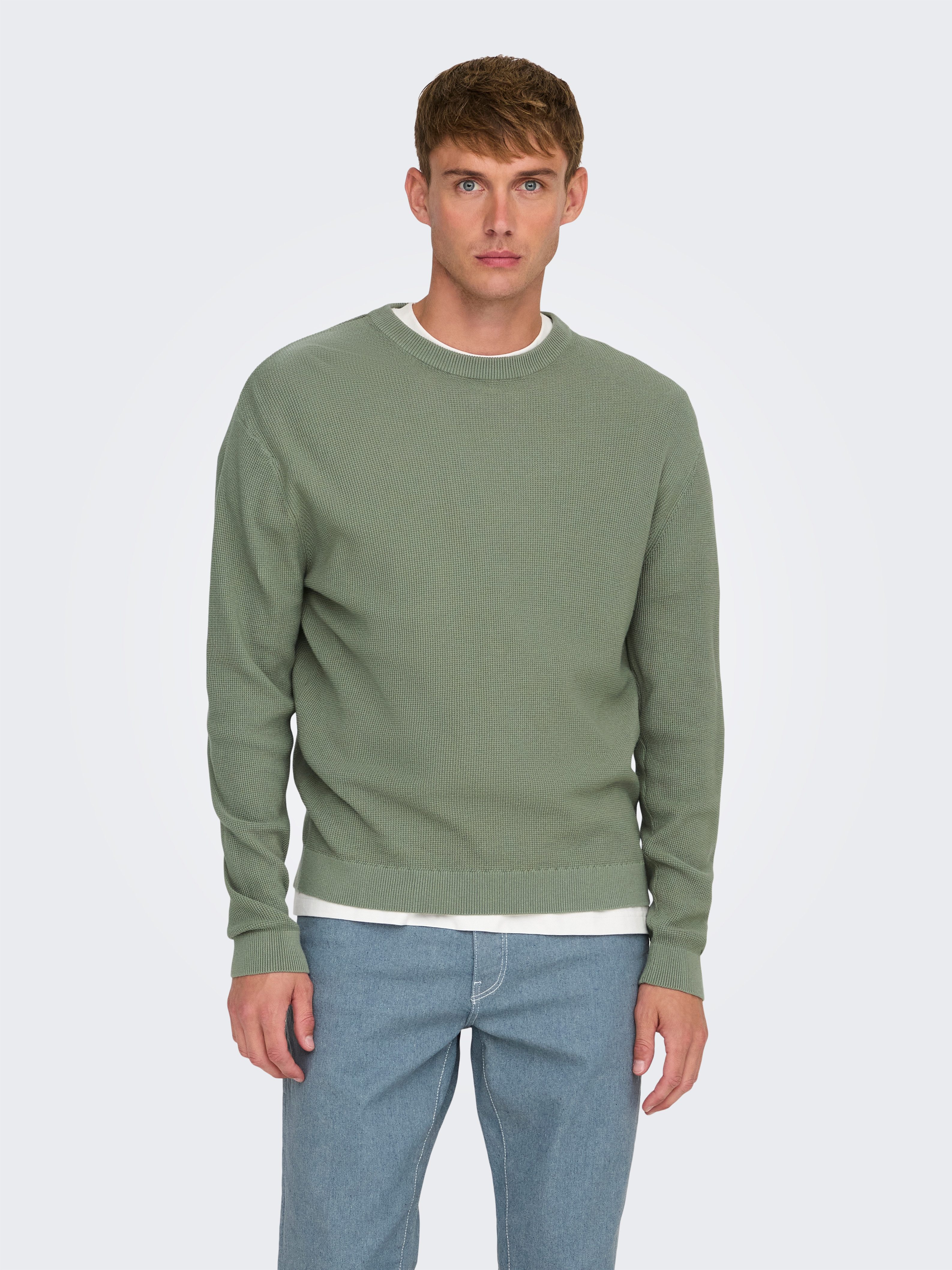 ONLY & SONS Rundhalspullover ONSTONY DS günstig online kaufen