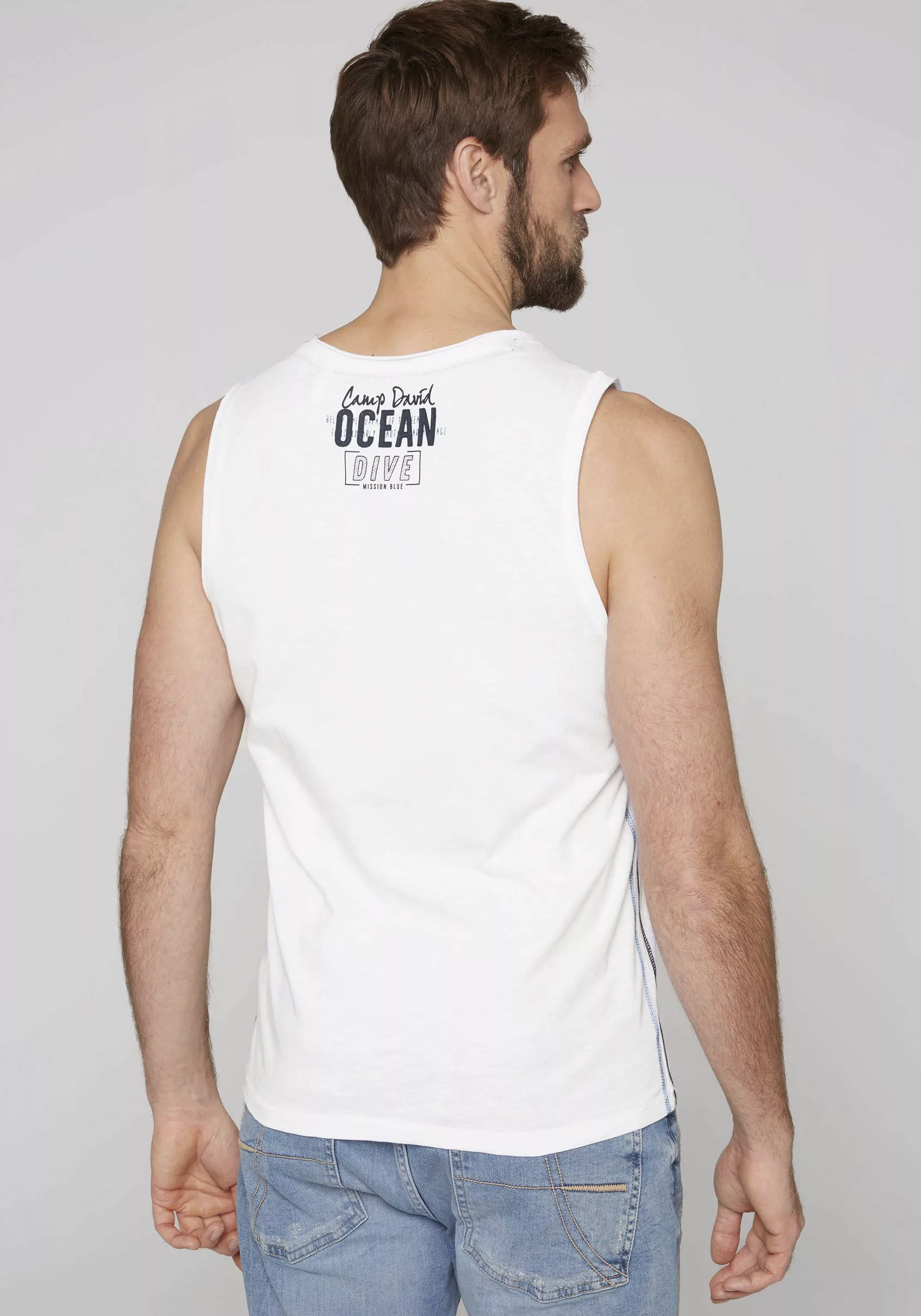 CAMP DAVID Tanktop, mit Logodruck günstig online kaufen