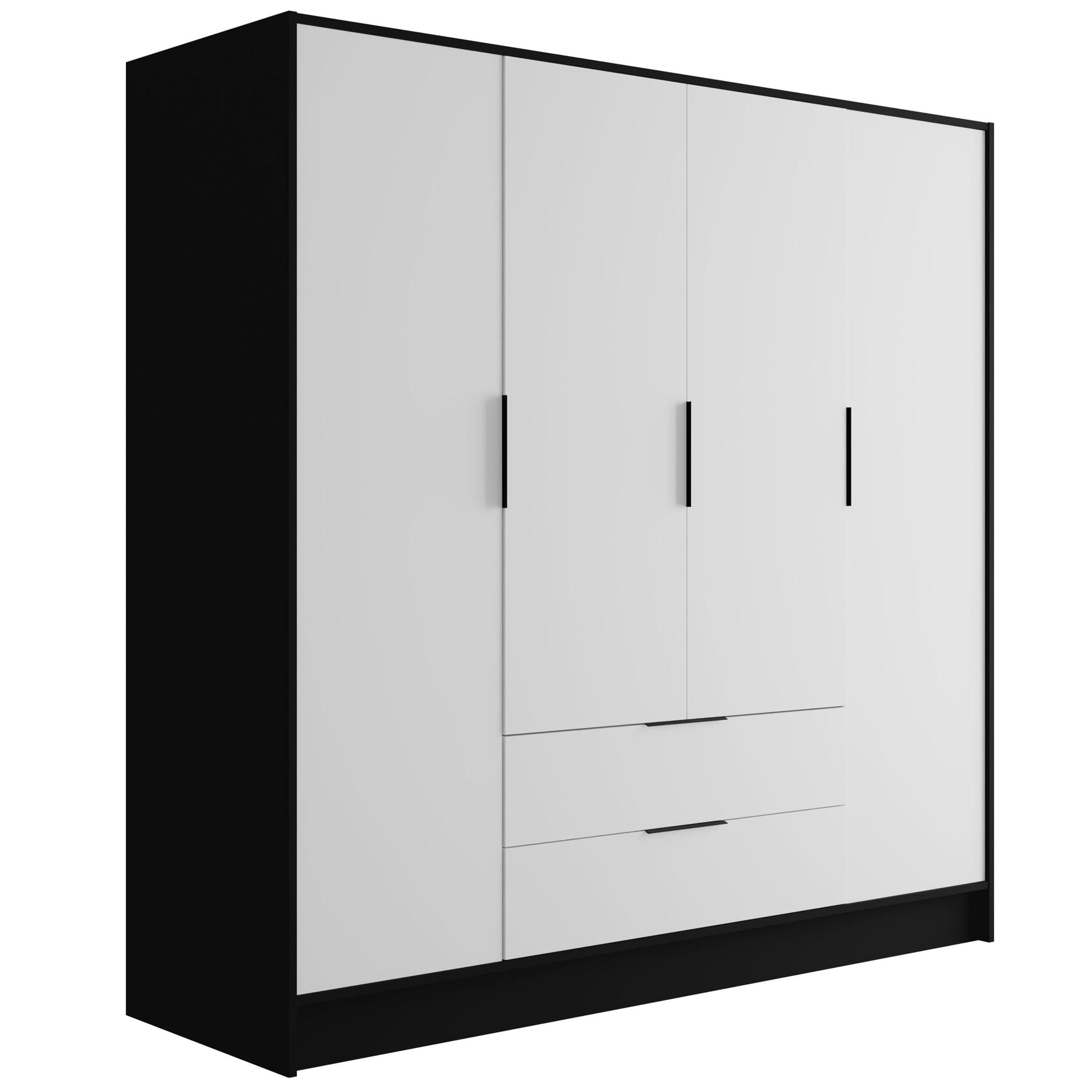 ALTDECOR Drehtürenschrank KOLIN (Kleiderschrank Garderobenschrank mit günstig online kaufen