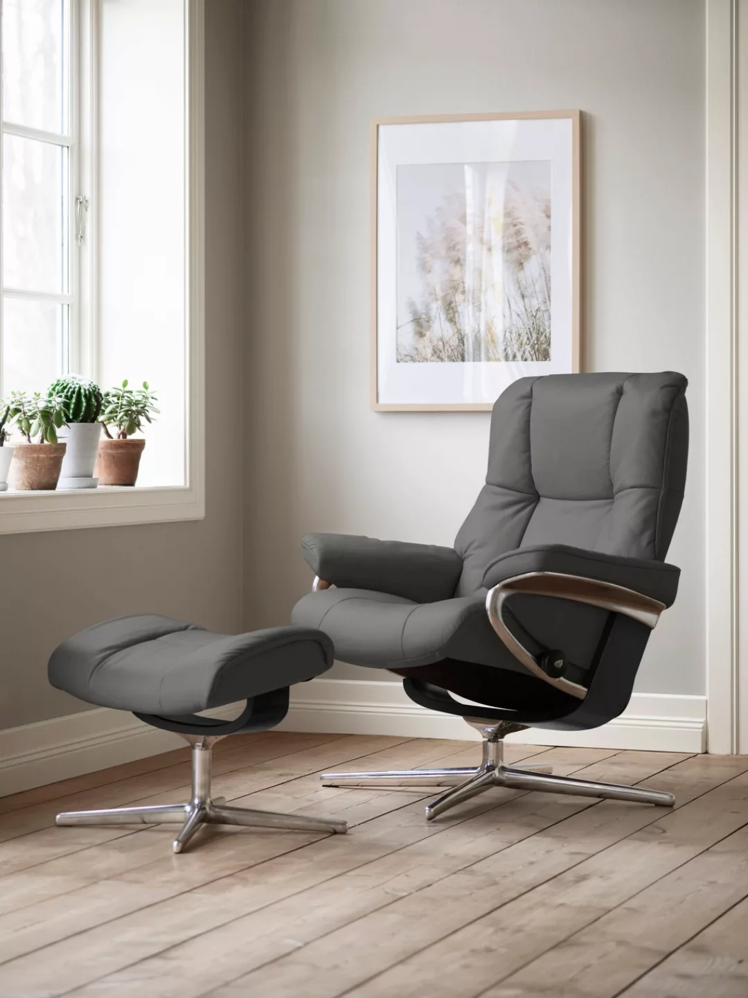 Stressless Relaxsessel "Mayfair", mit Cross Base, Größe S, M & L, Holzakzen günstig online kaufen