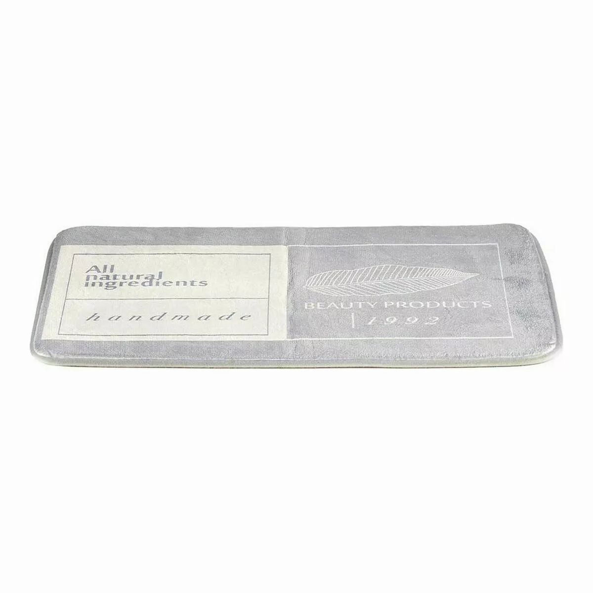 Badematte Beauty Products Grau Weiß (40 X 1,5 X 60 Cm) (12 Stück) günstig online kaufen