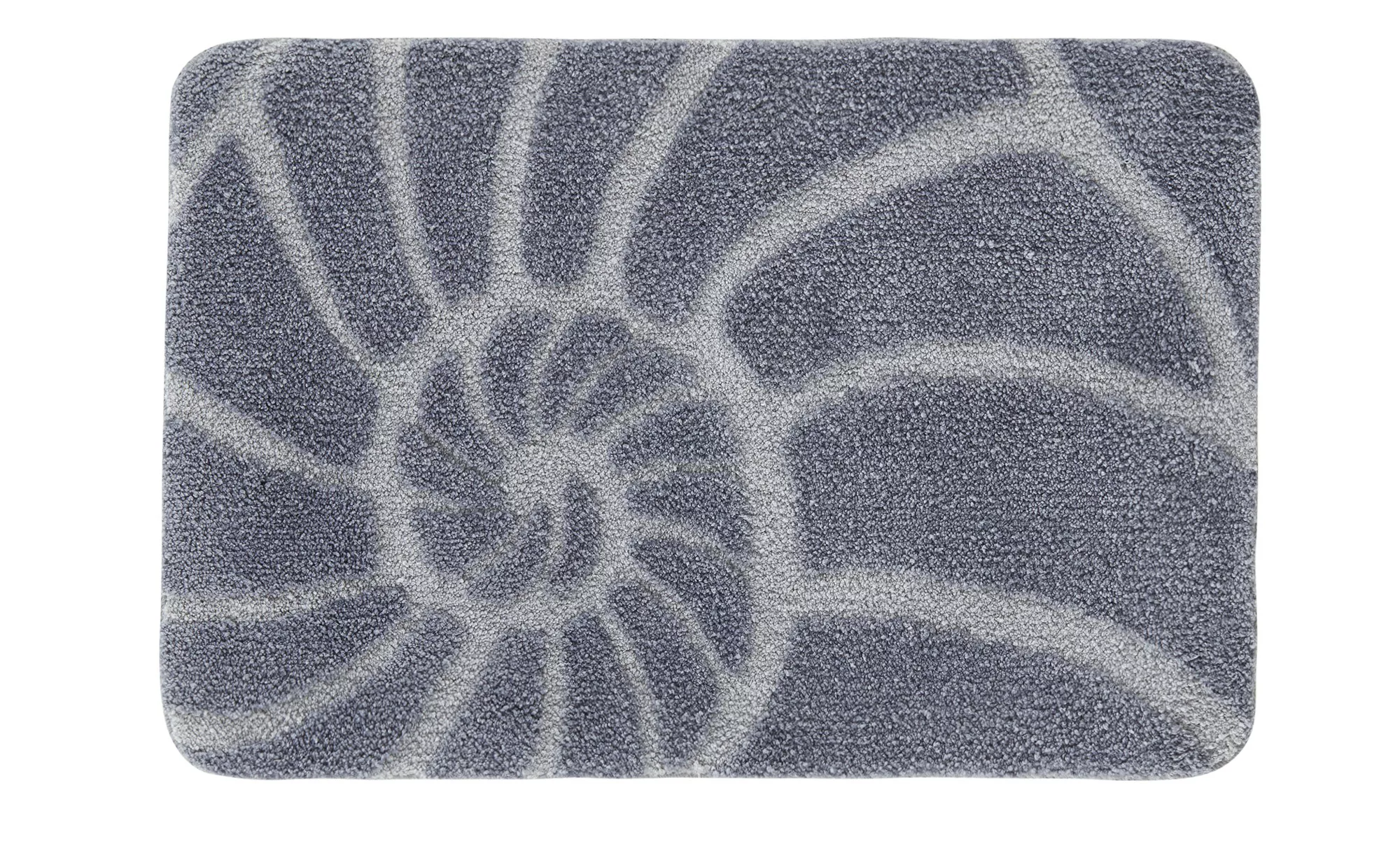 Kleine Wolke Badteppich  Muschel - grau - 100% Polyester - 60 cm - Heimtext günstig online kaufen