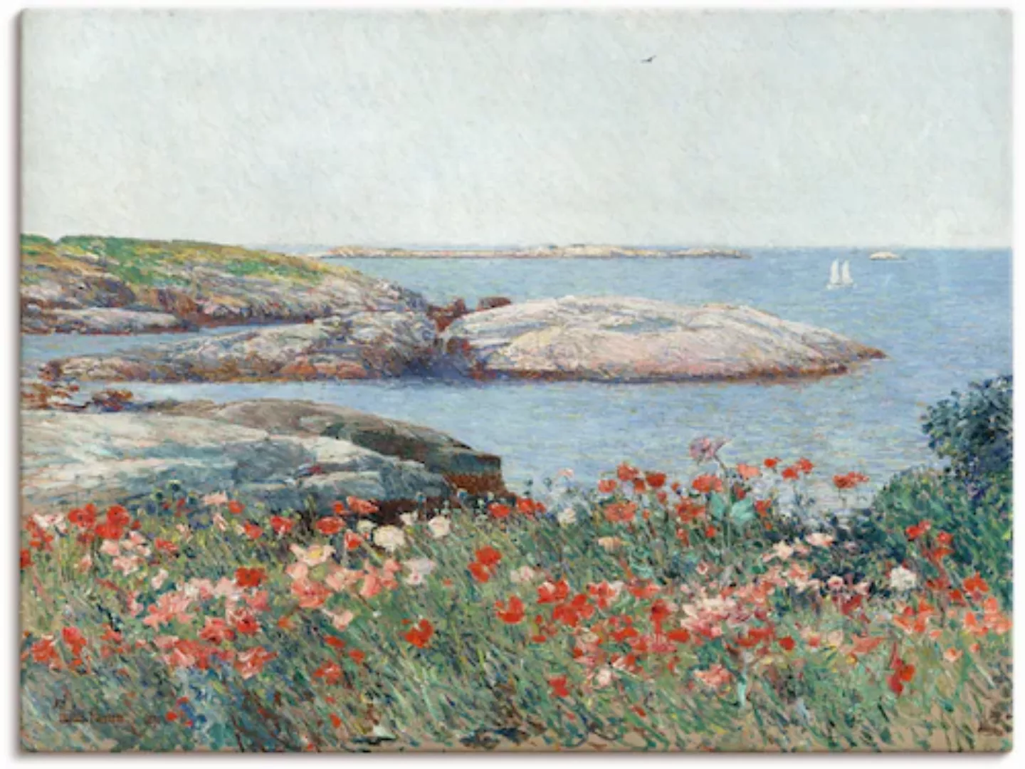 Artland Leinwandbild "Poppy, Isles of Shoals. 1891", Meer Bilder, (1 St.), günstig online kaufen