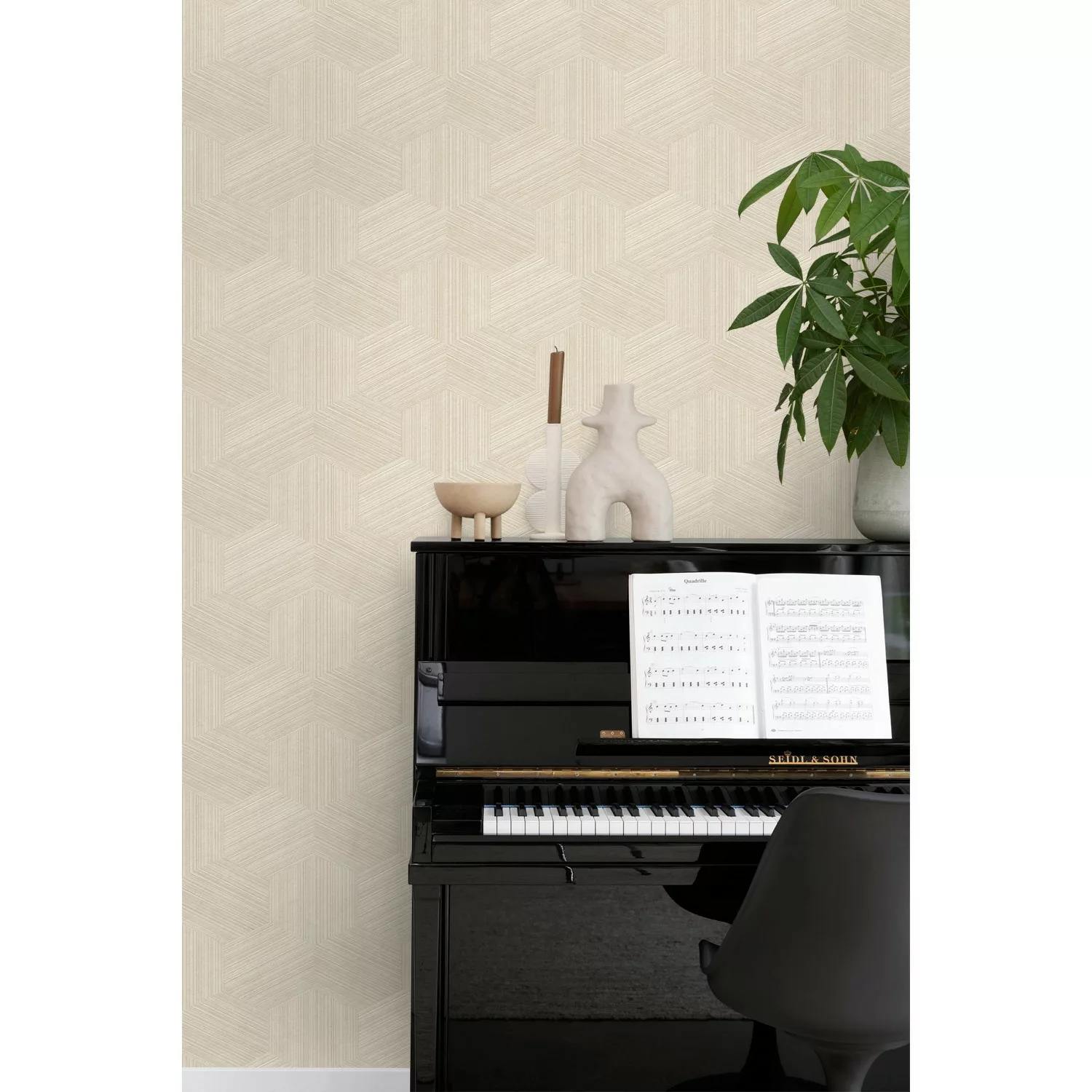 Origin Wallcoverings Öko-Strukturtapete 3D-Muster Hellbeige 50 x 900 cm 347 günstig online kaufen