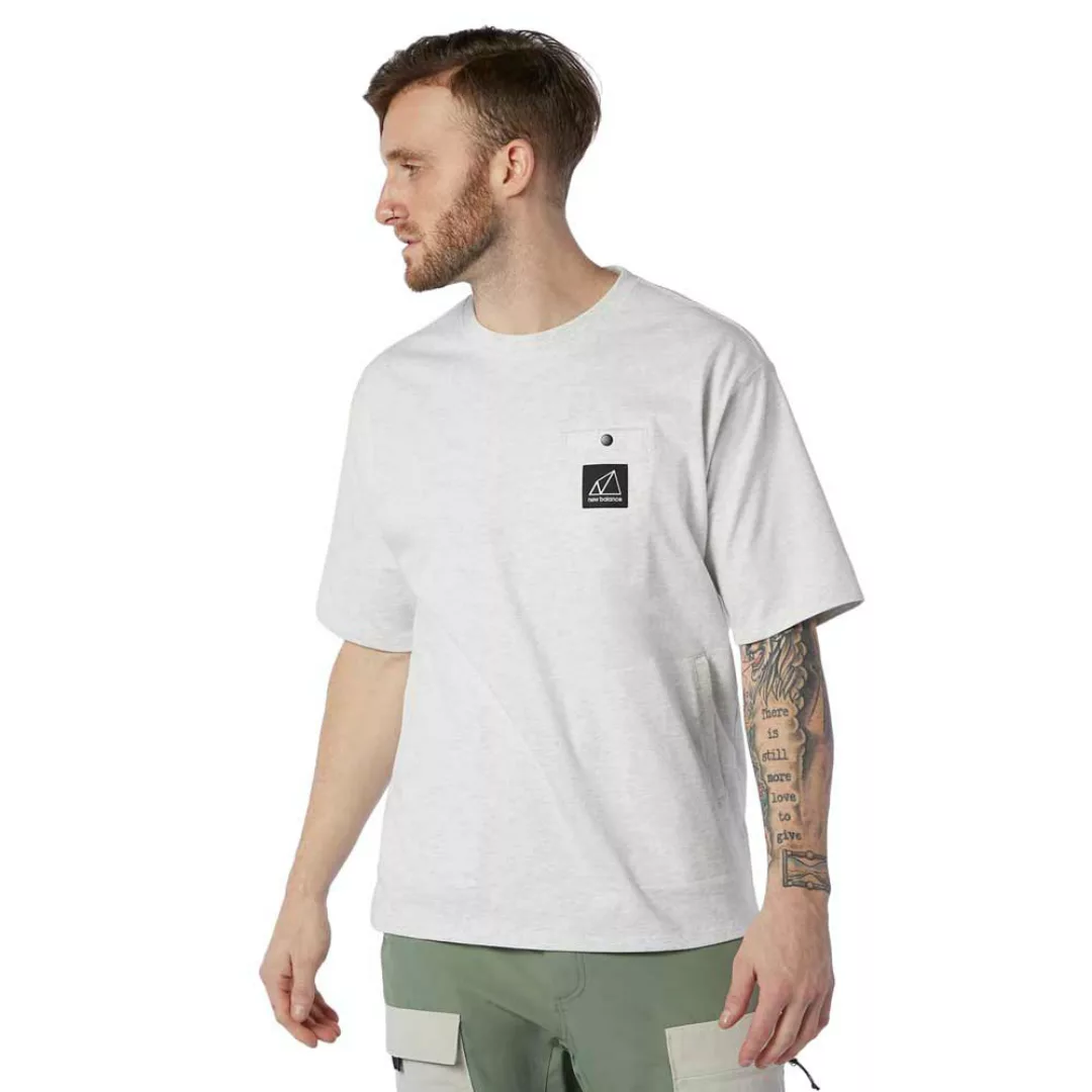 New Balance All Terrain Pocket Kurzarm T-shirt L Sea Salt Heather günstig online kaufen