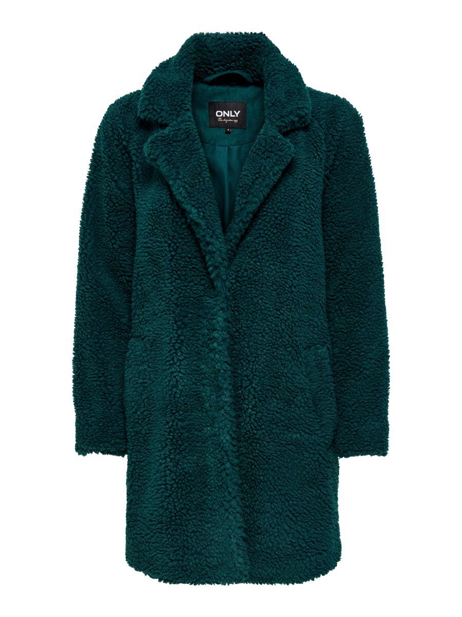 ONLY Sherpa Mantel Damen Grün günstig online kaufen