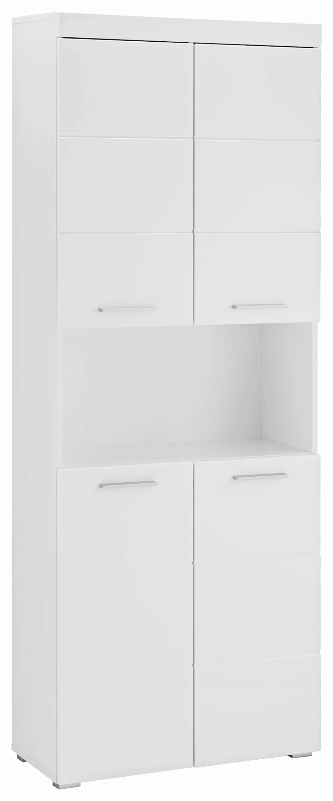 trendteam Hochschrank Hochschrank Badschrank Multifunktionsschrank Weiß 73x günstig online kaufen